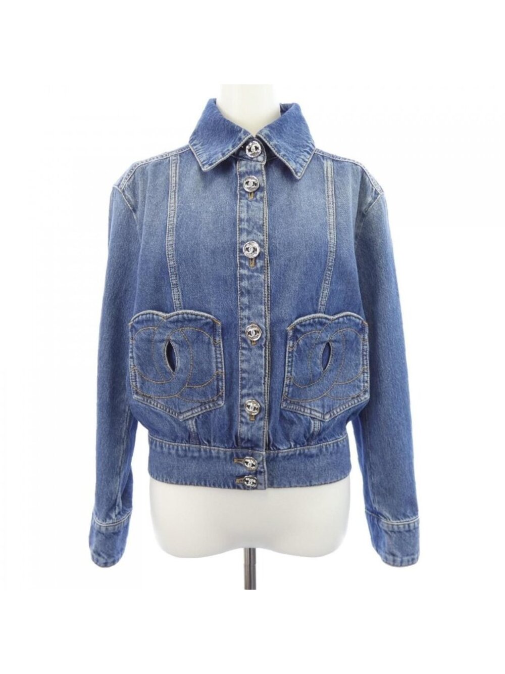 Chanel Denim Jacket Blue
